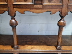 Fabulous Antique Oak Tudor Style Kitchen Dresser | Antique & Vintage | Moonee Ponds Antiques | Australia Wide Delivery