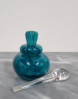 Australian Art Glass Signed “Kylie Nielson” Perfume Bottle | Antique & Vintage | Moonee Ponds Antiques | Australia Wide Delivery
