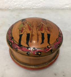 Vintage Treen Hand-Painted Trinket Box | Antique & Vintage | Moonee Ponds Antiques | Australia Wide Delivery