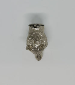 Fox Head Silver Plated Match Vesta Case | Antique & Vintage | Moonee Ponds Antiques | Australia Wide Delivery