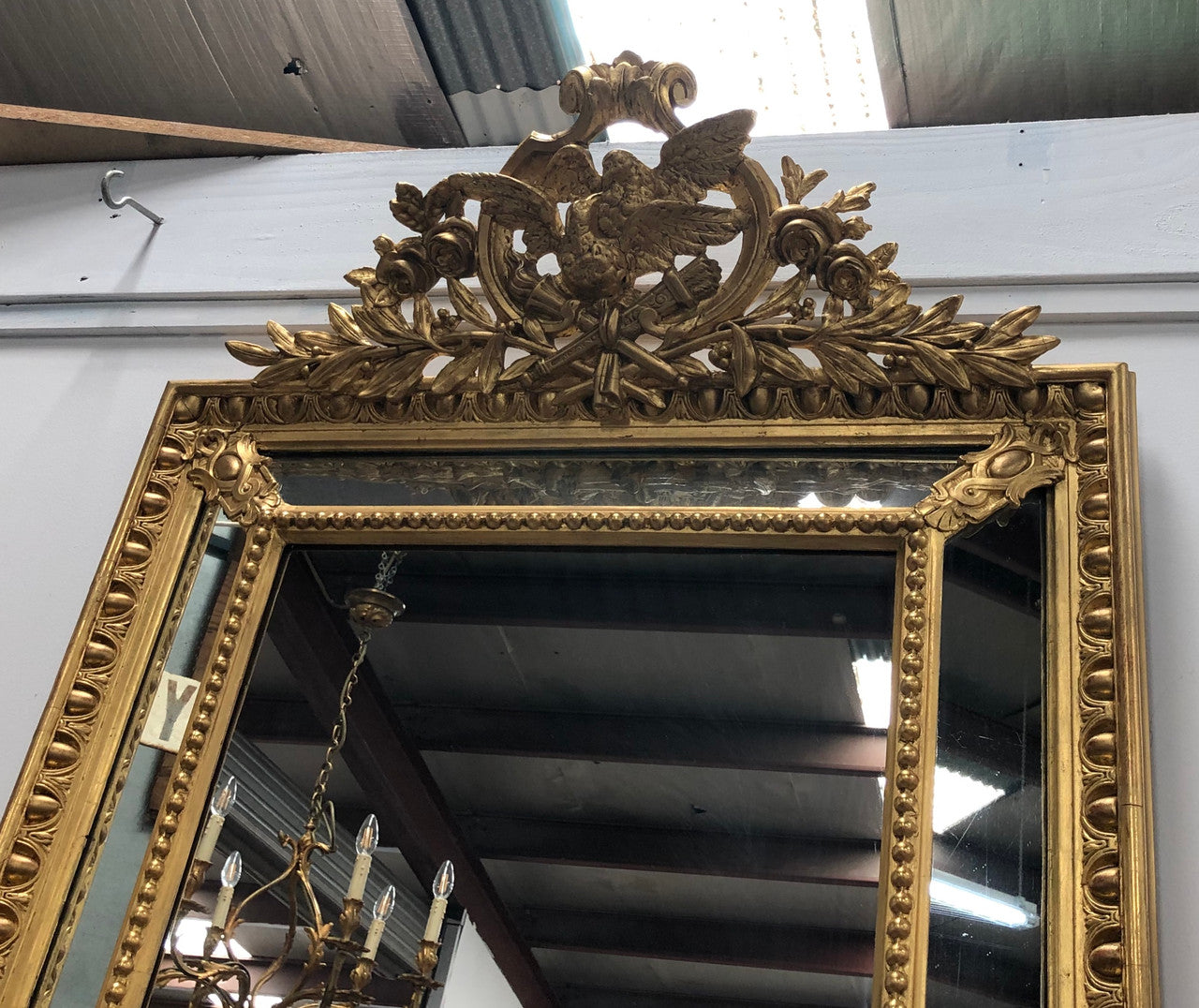 Beautiful French 19th Century Cushion Mirror | Antique & Vintage | Moonee Ponds Antiques | Australia Wide Delivery
