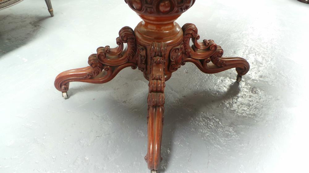 Antique French Flame Mahogany Centre Table | Antique & Vintage | Moonee Ponds Antiques | Australia Wide Delivery