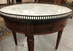Large French Marble Top Bouillotte Table | Antique & Vintage | Moonee Ponds Antiques | Australia Wide Delivery