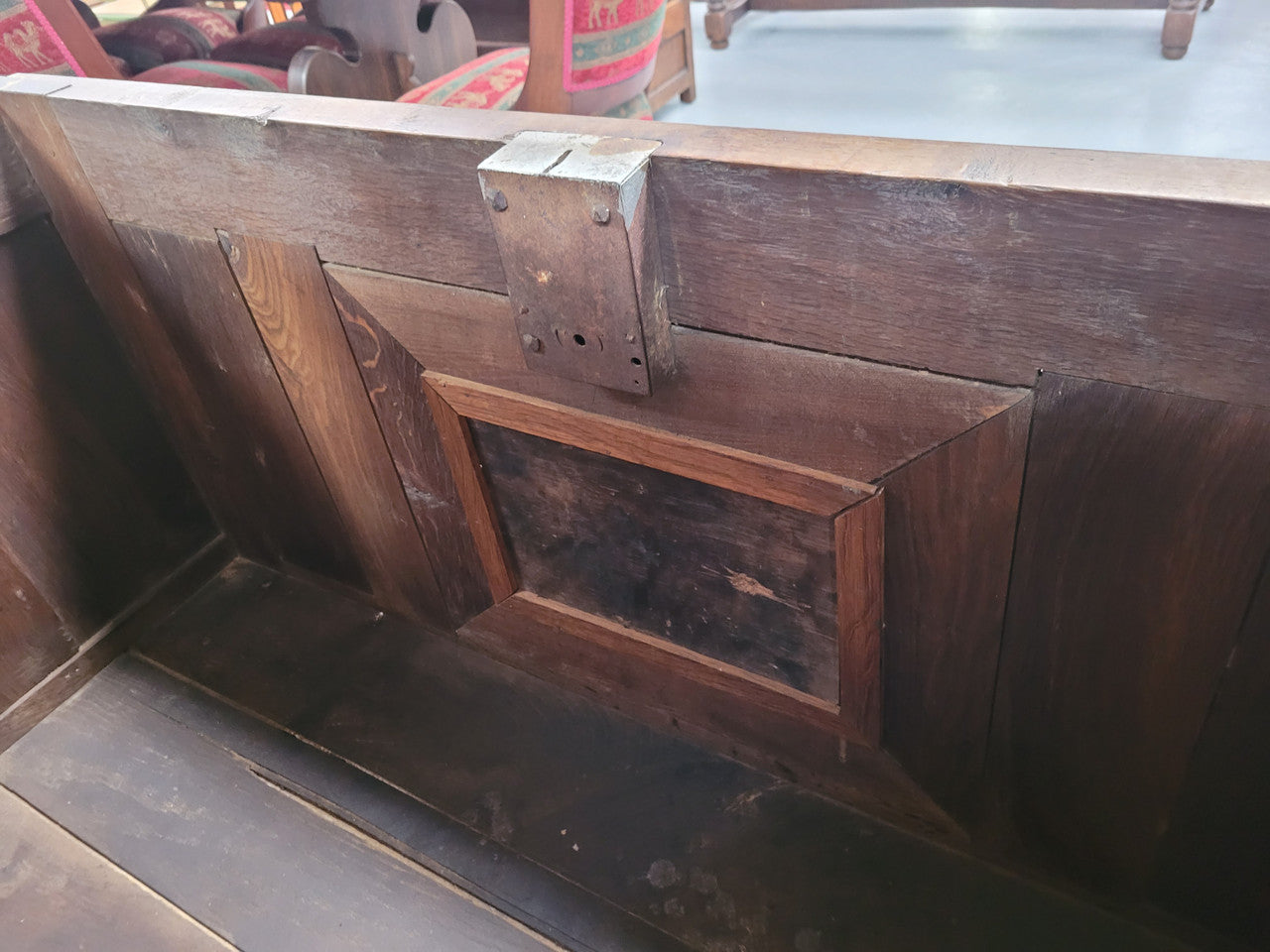 Stunning 18th Century solid French oak Cassone. It has plently of storage space inside along with two drawers at the bottom. It has loads of charter and has been sourced from France. It is in good original detailed condition.