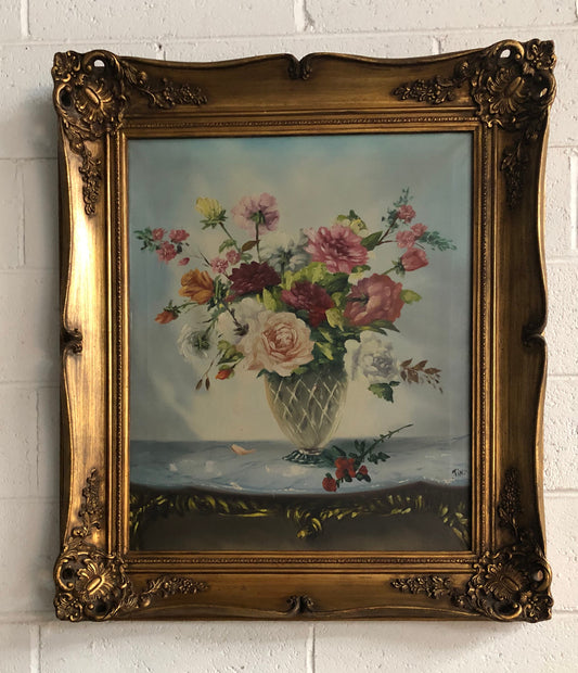 Beautiful Floral oil on canvas