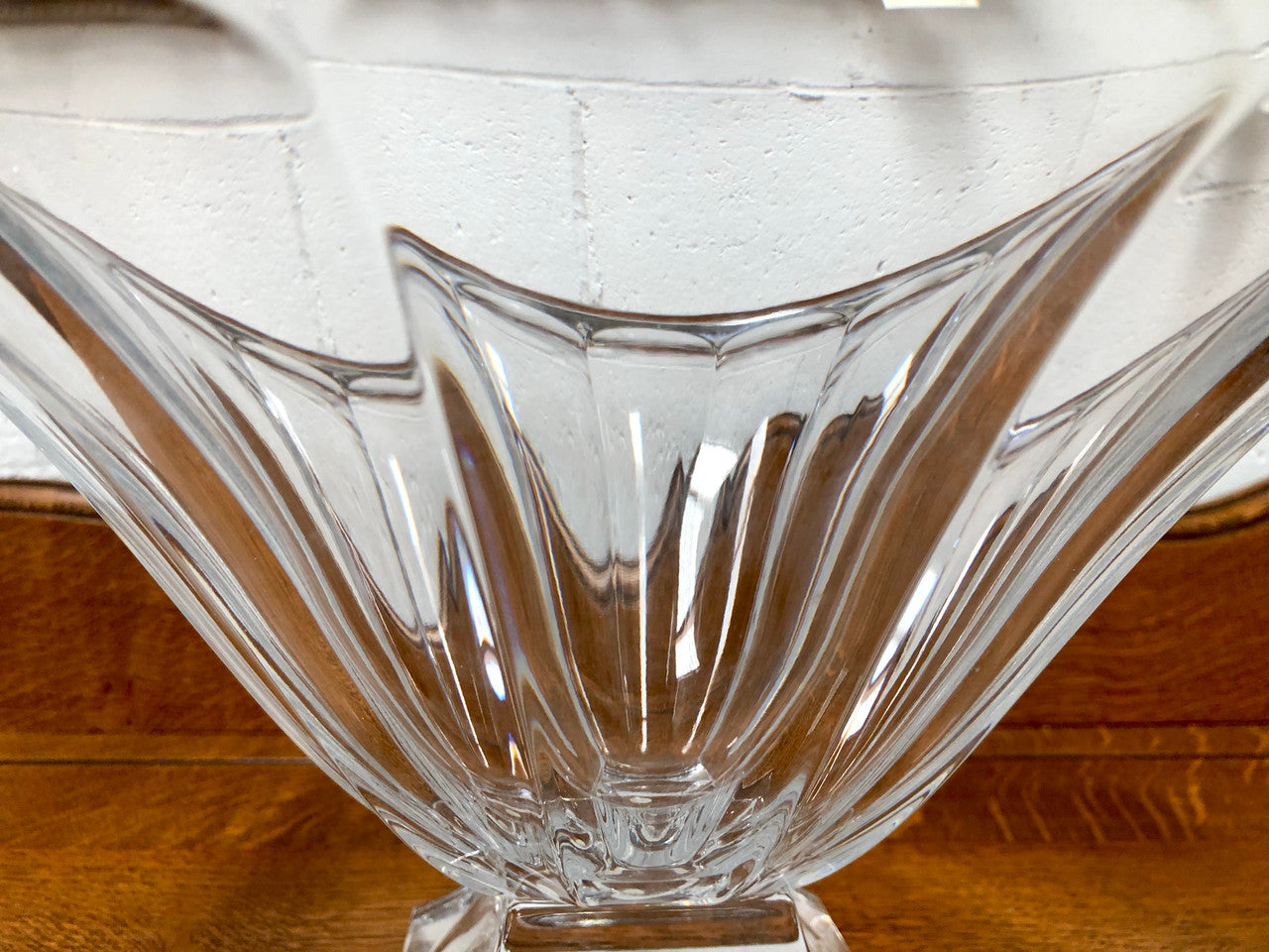 Beautiful Bohemian Crystal Fruit Bowl | Antique & Vintage | Moonee Ponds Antiques | Australia Wide Delivery