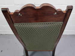 Pair of Edwardian Button Back Walnut Armchairs | Antique & Vintage | Moonee Ponds Antiques | Australia Wide Delivery
