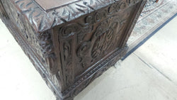 An Amazing Antique Coffer With Amazing Carvings | Antique & Vintage | Moonee Ponds Antiques | Australia Wide Delivery