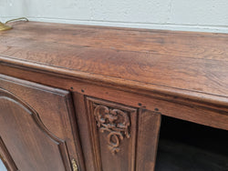 Late 18th Century French Oak Carved Two Door Sideboard | Antique & Vintage | Moonee Ponds Antiques | Australia Wide Delivery