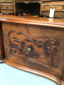 Fabulous Carved Oak Low Line TV Cabinet | Antique & Vintage | Moonee Ponds Antiques | Australia Wide Delivery