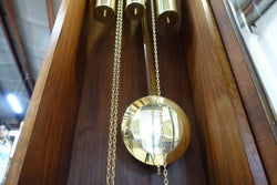 Art Deco Figured Walnut Grandfather Clock | Antique & Vintage | Moonee Ponds Antiques | Australia Wide Delivery