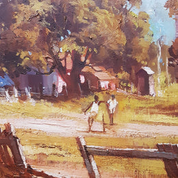 D'Arcy W. Doyle "The Cricket Match" Oil Painting