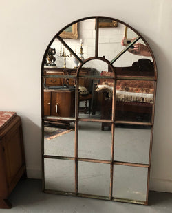 French Cast Iron Arched Garden Mirror | Antique & Vintage | Moonee Ponds Antiques | Australia Wide Delivery
