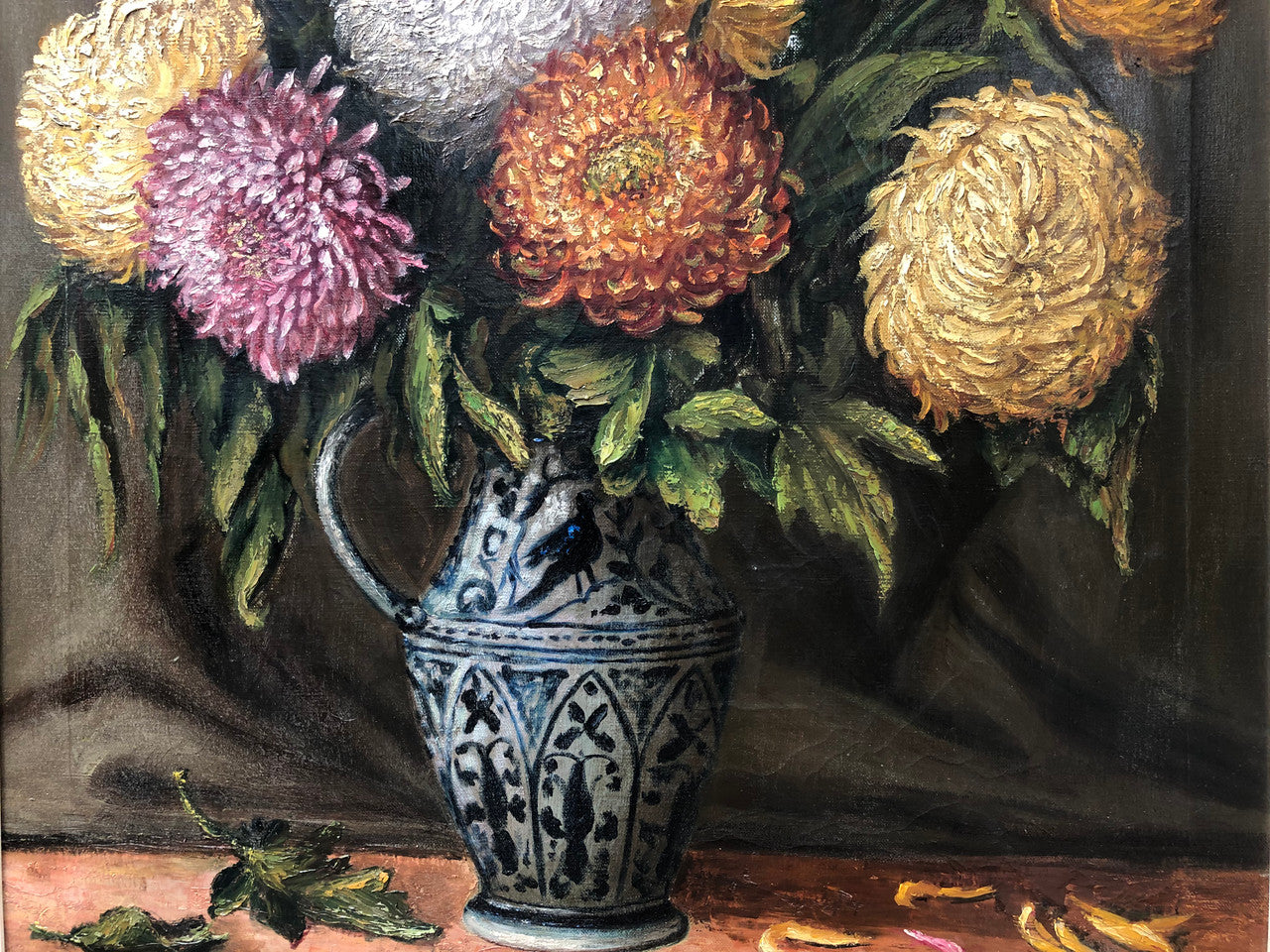 Antique Framed Floral Oil Painting | Antique & Vintage | Moonee Ponds Antiques | Australia Wide Delivery