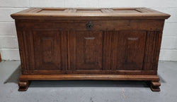 Rustic Early 19th Century French Oak Trunk | Antique & Vintage | Moonee Ponds Antiques | Australia Wide Delivery