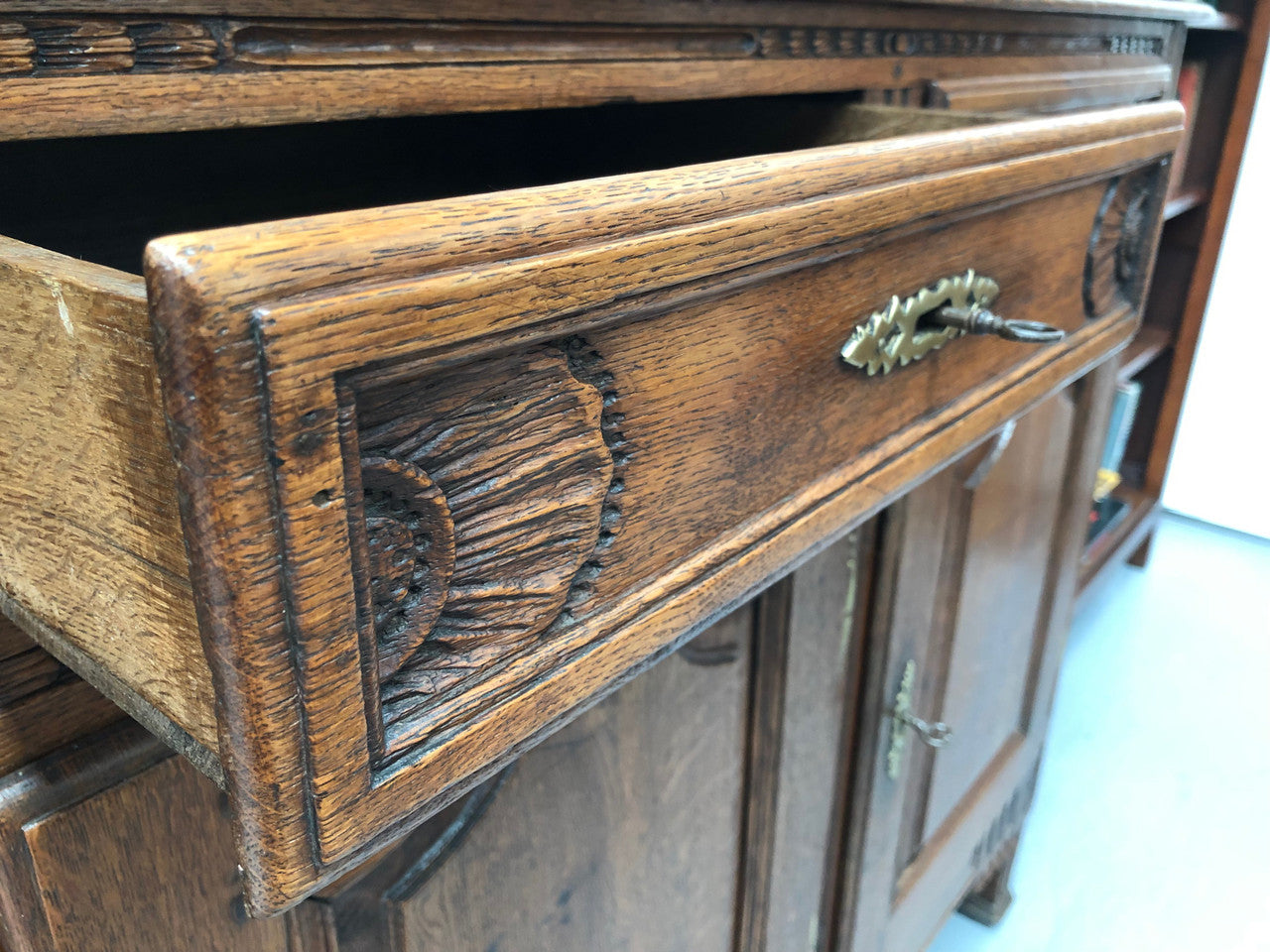 Beautiful 19th Century French Oak Buffet | Antique & Vintage | Moonee Ponds Antiques | Australia Wide Delivery