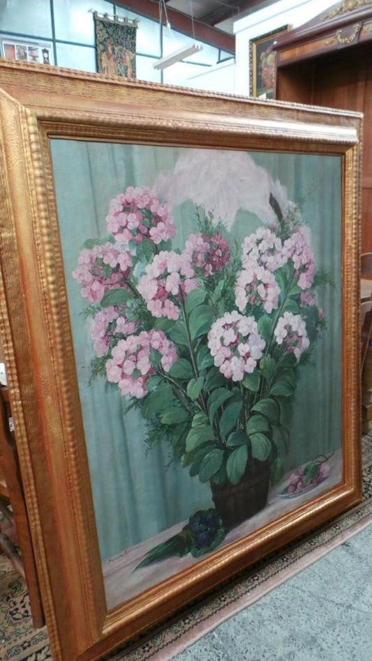 Framed Oil Still Life Painting