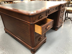 Superb Late 19th Century French Walnut Partners Desk | Antique & Vintage | Moonee Ponds Antiques | Australia Wide Delivery