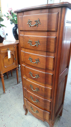 Petite French Cherrywood Semainier | Antique & Vintage | Moonee Ponds Antiques | Australia Wide Delivery