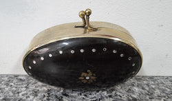 Vintage Inlaid Horn & EP Silver Purse | Antique & Vintage | Moonee Ponds Antiques | Australia Wide Delivery