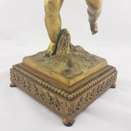 French 19th Century Gilt Bronze Cherub Figure