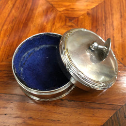 Vintage Round Metal Stud Box