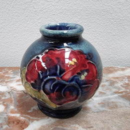 Rare Miniature Moorcroft vase with very vibrant and is in good original condition