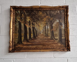 French Signed Oil on Canvas Depicting a Charming Landscape Scene | Antique & Vintage | Moonee Ponds Antiques | Australia Wide Delivery
