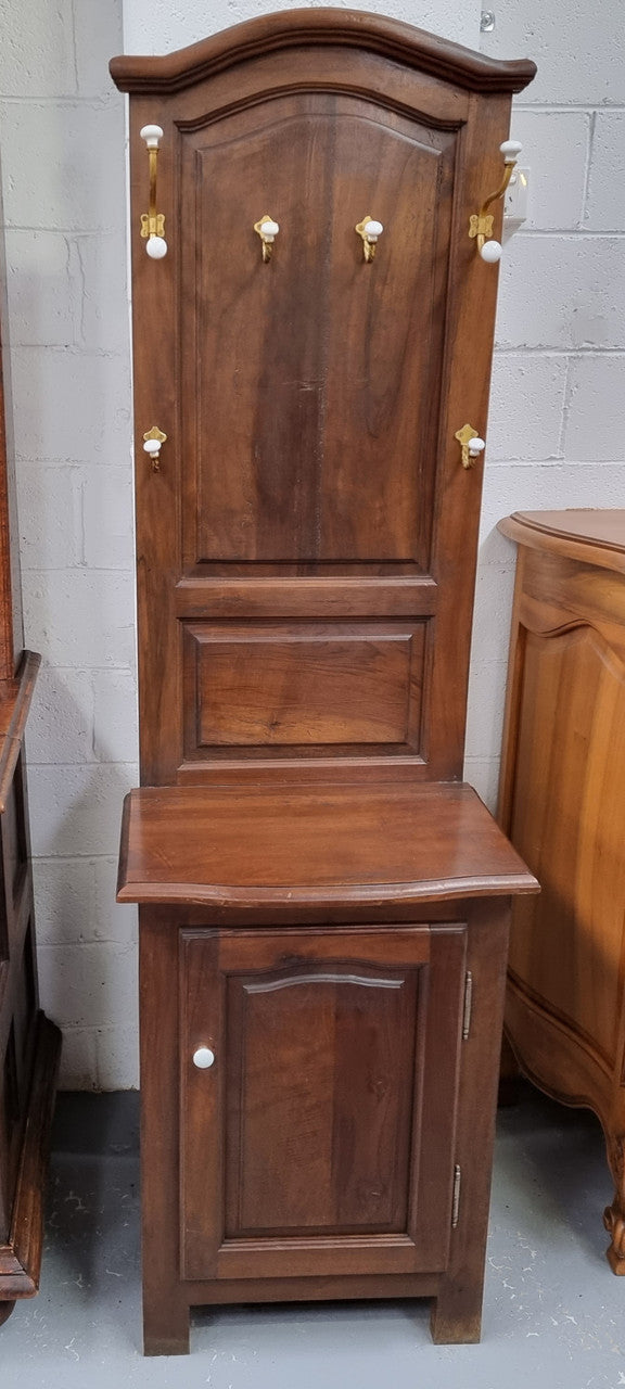 Lovely Entrance Piece With Shelf Single Door Cupboard & Hooks | Antique & Vintage | Moonee Ponds Antiques | Australia Wide Delivery
