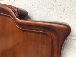 Rare French King Single Walnut Bed | Antique & Vintage | Moonee Ponds Antiques | Australia Wide Delivery
