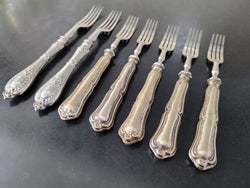 Mixed Set of Cutlery with (800) Continental Silver Handles | Antique & Vintage | Moonee Ponds Antiques | Australia Wide Delivery