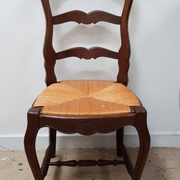 Set Of Six French Ladder Back Chairs-1