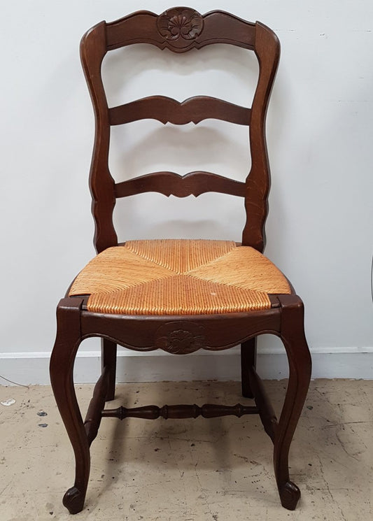 Set Of Six French Ladder Back Chairs-1