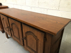 Lovely French Oak Three Door Buffet | Antique & Vintage | Moonee Ponds Antiques | Australia Wide Delivery