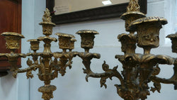 Exquisite Pair Of French Bronze Candelabras | Antique & Vintage | Moonee Ponds Antiques | Australia Wide Delivery