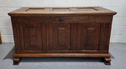 Rustic Early 19th Century French Oak Trunk | Antique & Vintage | Moonee Ponds Antiques | Australia Wide Delivery
