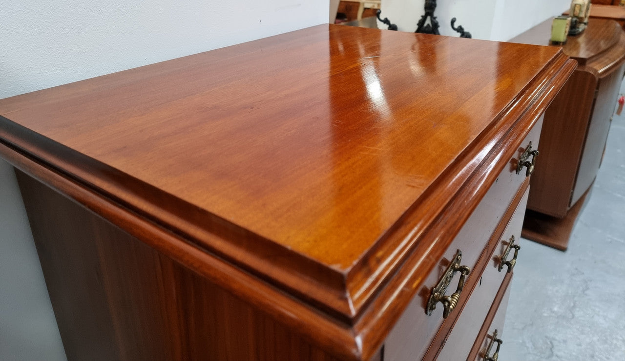 Antique English Walnut Tallboy- Chest of Drawers