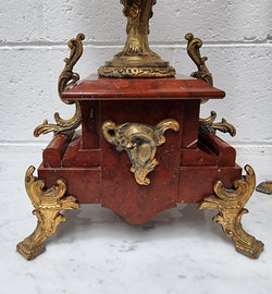 Pair of French Louis XV Style Marble & Gilt Metal Lamps | Antique & Vintage | Moonee Ponds Antiques | Australia Wide Delivery