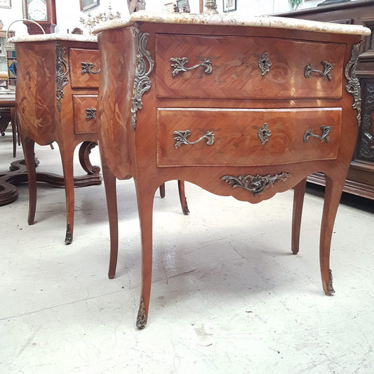 Pair of French Louis XV style Commodes