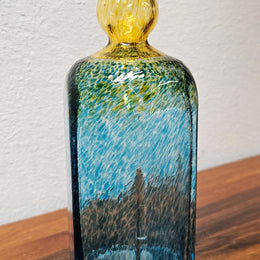 Kosta Boda Vase Model 47834 by Bertil Vallien Antikva Series.  In good condition No Chips or Cracks.