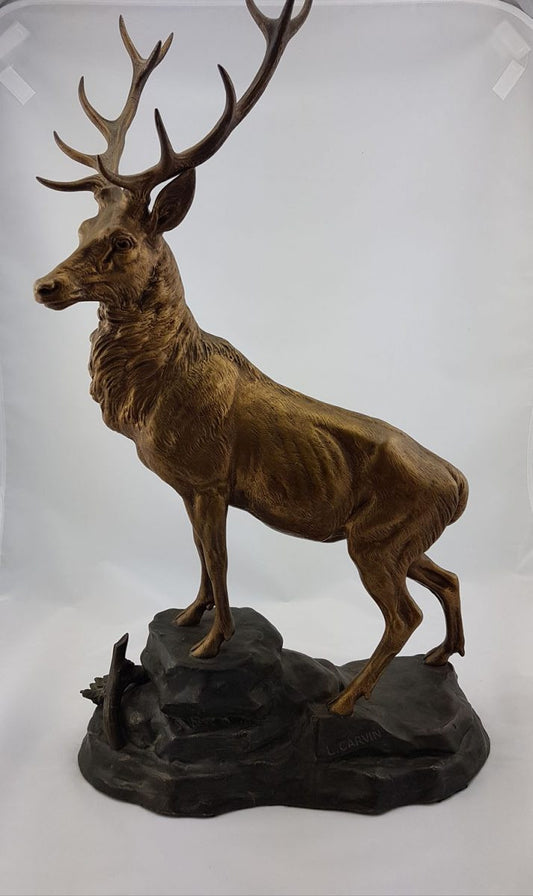French 19th Century Stag Statue