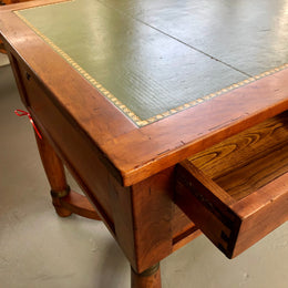 Fabulous Vintage leather top desk