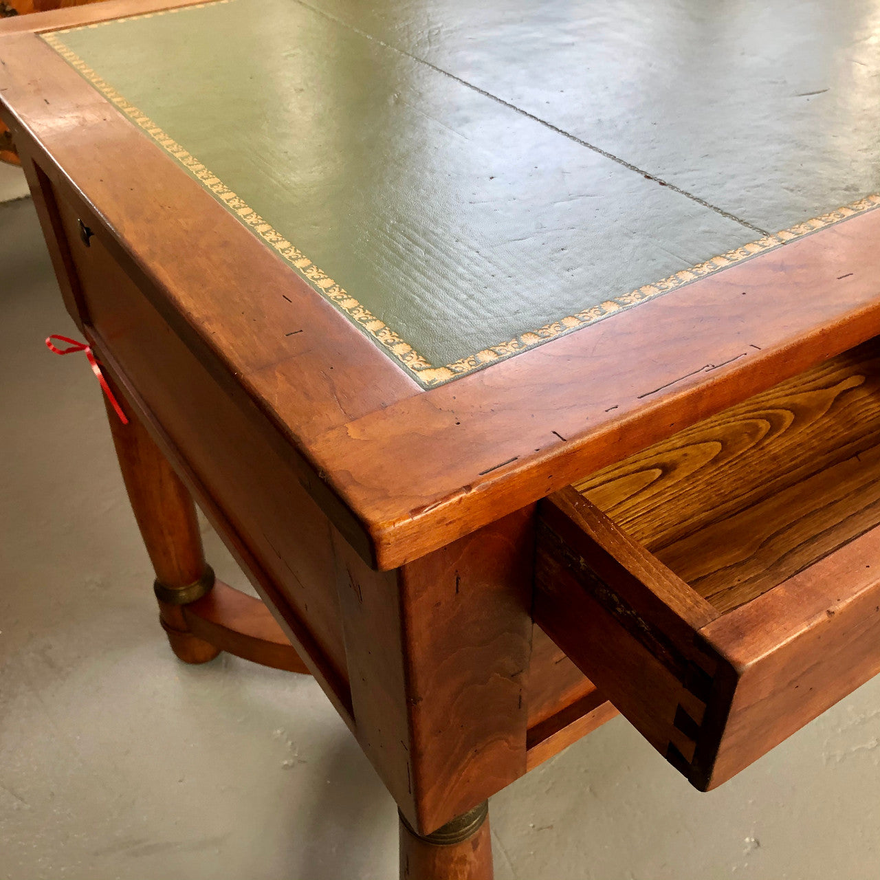 Fabulous Vintage leather top desk