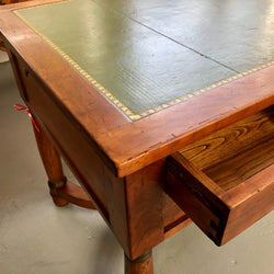Fabulous Vintage leather top desk | Antique & Vintage | Moonee Ponds Antiques | Australia Wide Delivery