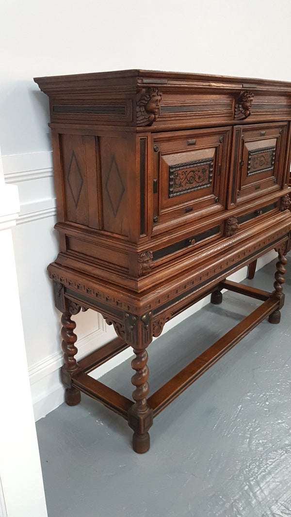 Italian 18th Century Carved Sideboard