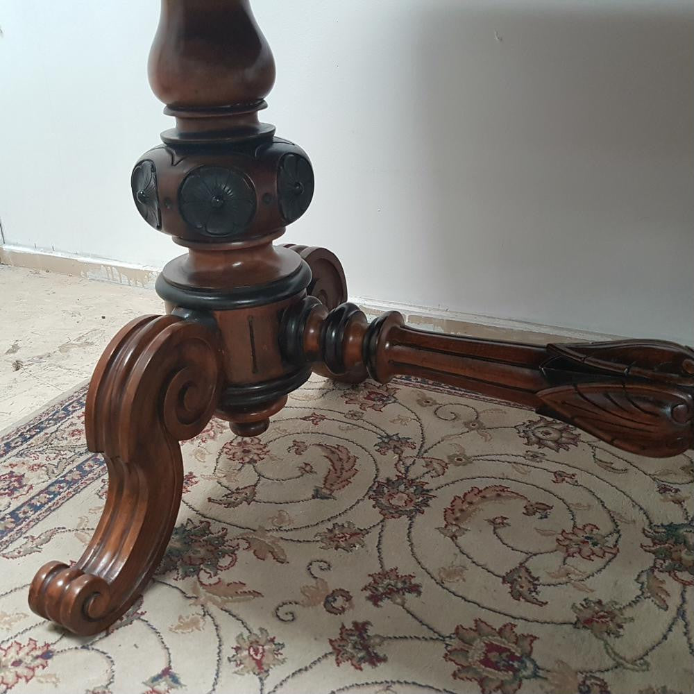 19th Century French Burr Walnut Salon Table | Antique & Vintage | Moonee Ponds Antiques | Australia Wide Delivery