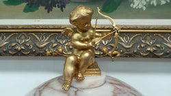 French Marble Clock Set | Antique & Vintage | Moonee Ponds Antiques | Australia Wide Delivery