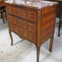 French Parquetry Inlay Commode