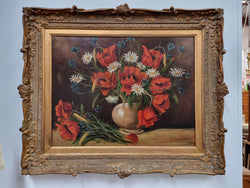 Beautiful Framed French Oil Painting | Antique & Vintage | Moonee Ponds Antiques | Australia Wide Delivery