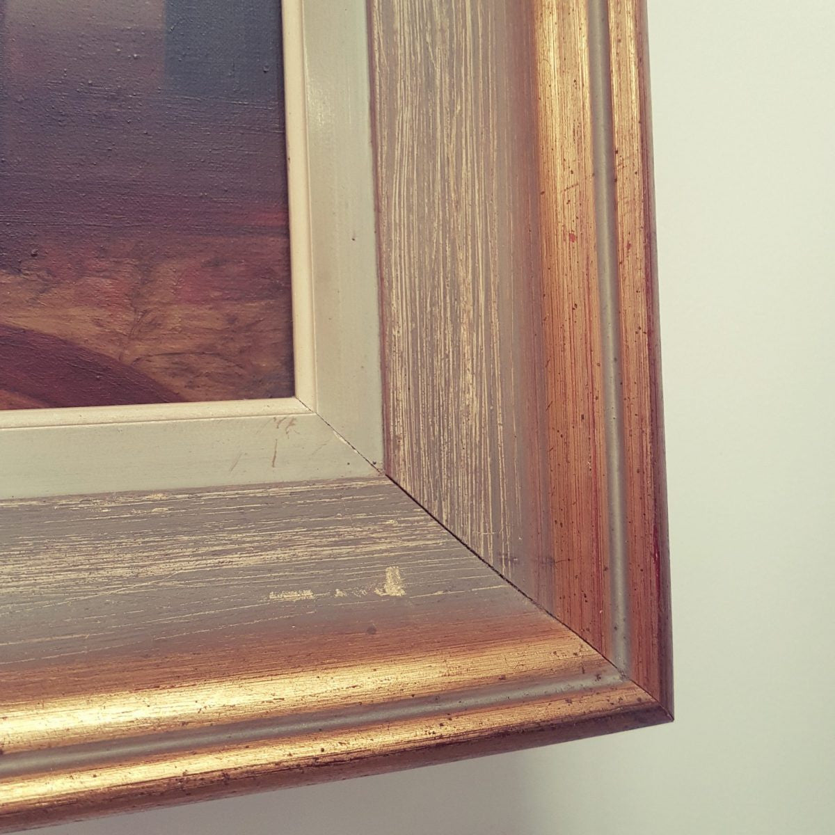 French Romantic Scene Oil On Canvas | Antique & Vintage | Moonee Ponds Antiques | Australia Wide Delivery